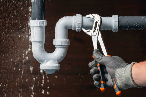 Professional Water Line Repair technician working in Amston, CT